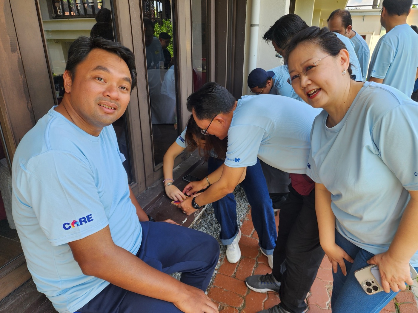 Group training workshop with participants engaged in hands-on activities